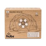 hubs Geodesic Dome Kit - Scalable - DIY - Garden Building - Architecture - Buckminster Fuller - Arbour - Fruit Cage - 26pcs