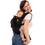 Boba Air Ultra-Lightweight Baby Carrier and Toddler Carrier - Porta Bebe 3 Months Plus (15-45lbs) - Travel-Friendly Baby Carrier Backpack - Porte Bébé for Back and Front Carrying (Black)