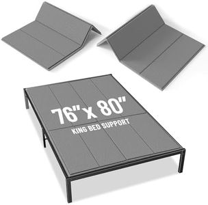 Voyla Upgraded Bunkie Board King Size Ultra Heavy Duty Anti-Sag Bed Support Board Under Mattress 12mm Wave-Structured Bunky Board Bunkieboards