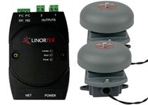 Linortek Netbell-2-2LBel Network Extra Loud Electric School Factory Warehouse Break Alarm Outdoor Signal Bell System Automatic Web-Based Programmable Bell Timer Controller Software POE Enabled