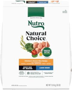 NUTRO Natural Choice Adult Large Breed Dry Dog Food, Farm-Raised Chicken, Brown Rice & Sweet Potato Recipe, 13.61kg (30LB) Bag