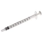 1ML BD PLASTIPAK SYRINGE 300013 PK10