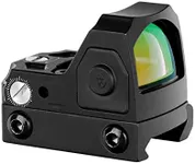 ohhunt Red Dot Sight 2 MOA Reticle Mini Shake Awake Optics 12 Brightness Adjustment for Picatinny