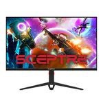 Sceptre 27-inch IPS 2K Gaming Monitor QHD 2560 x 1440p HDR400 up to 165Hz 1ms AMD FreeSync Premium DisplayPort HDMI 100% sRGB, Build-in Speakers Machine Black (E275B-QPD168)