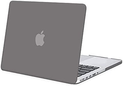 MOSISO Coque Compatible avec MacBook Pro 13 Pouces Ancienne Version avec Retina Display A1502/A1425 2015/2014/2013/Fin 2012, Protectrice Plastique Coque Rigide, Gris