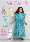 McCall's Patterns M7739 Children's/Girls' Dresses Sewing Pattern, CL (6-7-8), Multicolor