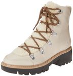 The Drop Women's Caleb Shearling Hiking Boot, Bone, 12