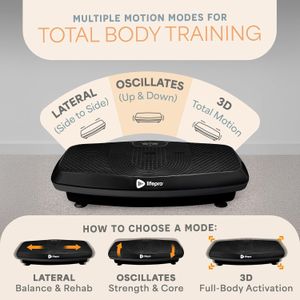 LifePro Hovert 3D Vibration Plate – Full Body Exercise Machine