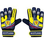 Scotland Boys Gloves Goalie Goalkeeper Kids Boys OFFICIAL Football Gift