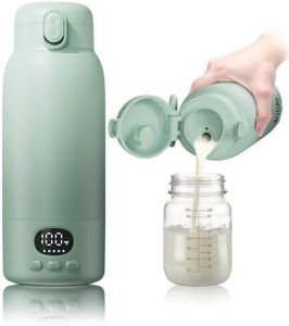 Portable Bottle Warmer for Travel – Dual Heating Modes for Breast Milk & Water, Portable Baby Bottle Maker with Fast Heating for Formula Feed,500ML Capacity to Meet Your All-Day Needs & Night Feeds