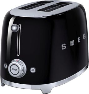Smeg 2-Slice Toaster – Black Retro Design