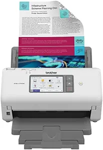 Brother ADS-4700W Professional Desktop Scanner with Fast Scan Speeds, Duplex, Wireless, and Large Touchscreen, White