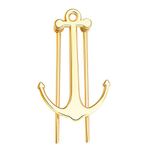 GEQIAN Bookmarks Creative Metal Bookmark Anchor Bookmark - Creative Metal Page Holder Clip for Students Teachers Graduation Gifts School for School Office