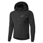 INBIKE Softshell Jacket, Men's Windproof Warm Functional Jacket, Ideal For Cycling, Running, Training, Hiking, Mountaineering