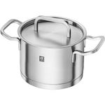 Zwilling Moment Stainless Steel Matte Cooking Pot, stainless steel, Matte Stainless Steel, ⌀20 cm