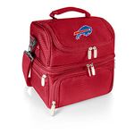 PICNIC TIME NFL Buffalo Bills Pranzo Insulated Lunch Tote with Service for One, Red