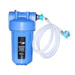 Ionix Water softner for washing machine 10" jumbo, Easy spin down washable, Lifetime Use cartridge, Easy install, Softner for washing machine