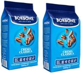 Caffe Borbone Whole Bean Coffee, Crema Classica, Medium Roast, Arabica and Robusta Blend, Rich and Velvety, Roasted and Freshly Packaged in Italy - 2.2 Pound Bag (Pack of 2)