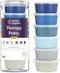 Special Supplies Therapy Putty for Kids and Adults - Resistive Hand Exercise Stress Relief Therapy Putty Kit, Set of 6 Strengths, 3 Ounces of Each Putty - Ocean Colors