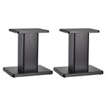 MECCANIXITY Wood Speaker Stands, 2 Pack 11.8 Inch (30cm) Universal Speaker Stand Hollowed Bases Enhanced Audio Listening for Home Theaters Cinema