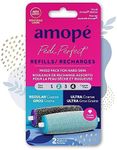 Amope Pedi Perfect Mixed Pack Roller Heads Ultra Coarse Regular Coarse 2 refills