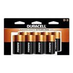 Duracell Coppertop D Batteries, 8 C