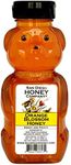 ORANGE BLOSSOM HONEY by San Diego Honey Company - 12 oz Honey Bear, Raw Floral Honey (Orange Blossom)