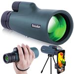 Monocular Telescope HD High Power 10-30x50 Zoom Monoculars for Adults with Smartphone Adapter & Tripod, BAK4/FMC Lens/Low Night Vision Monoculars for Bird Watching Wildlife Concert Stargazing Travel