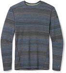 Smartwool Men's Merino 250 Base Layer Pattern Zip Active Pull Over Long Sleeve Shirt