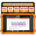 2024 Launch X431 Elite 2.0 PRO fit for Toyota Lexus Bi-Directional Scan Tool, Full System OBD2 Scanner, All Reset Service Code Reader, AUTOVIN, ECU Coding, Battery Registration, Lifetime Free Update