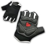 Fingerless Cycling Gloves, Black Li