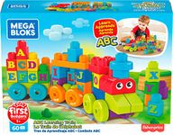 Mega Bloks DXH35 Building Basics ABC Learning Train