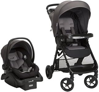 Safety 1st Smooth Ride Travel System Stroller and Car Seat OnBoard 35 LT - Efficient Infant Car Seat Stroller and Infant Car Seat and Stroller Combo, Monument