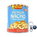 Ricos Premium Nacho Cheddar Cheese Sauce Tin Pack of 3kg with Key Ring