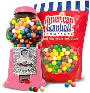 Pink Gumball Machine with 2 Pounds of Gumballs by American Gumball Company