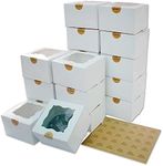 Bakery Boxes with Window, 50 Pack S