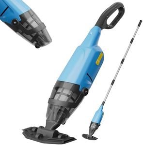 Pool Hoover Vacuum, Pool Cleaner for Above Ground and Inground Pools Cordless Rechargeable Handheld Swimming Pool Vac with 90Min Runtime, 4088 L/h Suction for Sand, Leaves & Debris in Hot Tubs and Spa