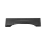 Hickory Hardware 5 Pack Solid Core Kitchen Cabinet Pulls, Luxury Cabinet Handles, Doors & Dresser Drawers, 3 Inch, 3-3/4 Inch (96mm) & 5-1/16 Inch (128mm) Hole Center, Matte Black, Dover Collection