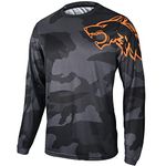 Wisdom Leaves Men Mountain Bike Jersey Long Sleeve Off-road Motocross Jersey Downhill Shirts Quick Dry and Moisture-Wicking