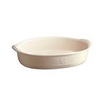 Emile Henry Oval Baking Dish-Clay, Ceramic, 35 x 22,5 x 8 cm