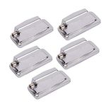 Alnicov Metal Claw Hook Snare Drum Lug M6 Thread for Jazz Drum Set Kit Accessories 5PCS,Chrome