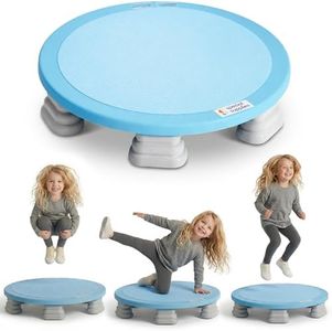 Special Supplies Kids Trampoline Rebounder Bouncing Board – Sensory Balance and Bounce Toy for Indoor and Outdoor Kids Toys - Outdoor Play Equipment