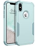 BENTOBEN for iPhone X Case, for iPhone Xs Case Heavy Duty 3 in 1 Full Body Rugged Non Slip Shockproof Bumper Drop Protective Girls Women Boy Men Covers Case for iPhone X/Xs 5.8", Green