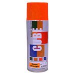 BisonBerg Cube Aerosol Multipurpose Colour Spray Paint Can for Cars, Bikes, Art & Craft - 400ml (Neon Orange)