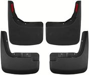 Tecoom Mud Flaps Splash Guards Compatible with 2019-2024 Silverado 1500 New Body Rear and Front Mud Guards 4psc Set