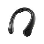 JISULIFE Portable Neck Fan Upgraded, Neckbrace Personal Hands Free, 5 Speed Gears Adjustment, 5000 mAh Wearable Bladeless Quiet Rechargeable for Outdoor Indoor, Gifts for Women Men- Black
