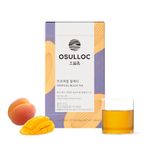 OSULLOC Tropical Black Tea (Tropical Mango & Peach Flavor), Fruit tea Blend, Premium Teabags from Jeju Island, 20 count, 1.06 oz, 30g