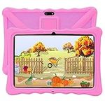 Kids Tablet, Veidoo 10.1 inch Android 10 Tablet Pc with WiFi 2GB RAM 32GB ROM Toddlers Tablet, Parental Control APP Children's Tablet for Kids(Pink)