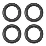 uxcell 3.5" 3.5 Inches Speaker Foam Edge Surround Rings Replacement Parts for Speaker Repair or DIY 4pcs