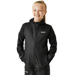 Regatta Kids Pack it III Waterproof Jacket - Black - 9-10 Yrs